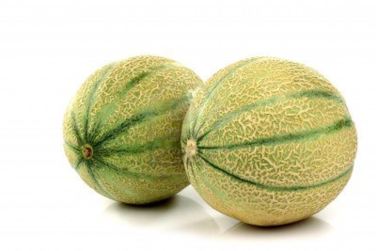 14997327-two-whole-cantaloupe-melons-on-a-white-background